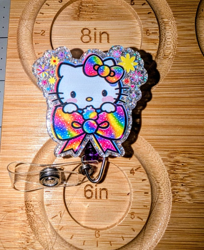HK rainbow badge reel
