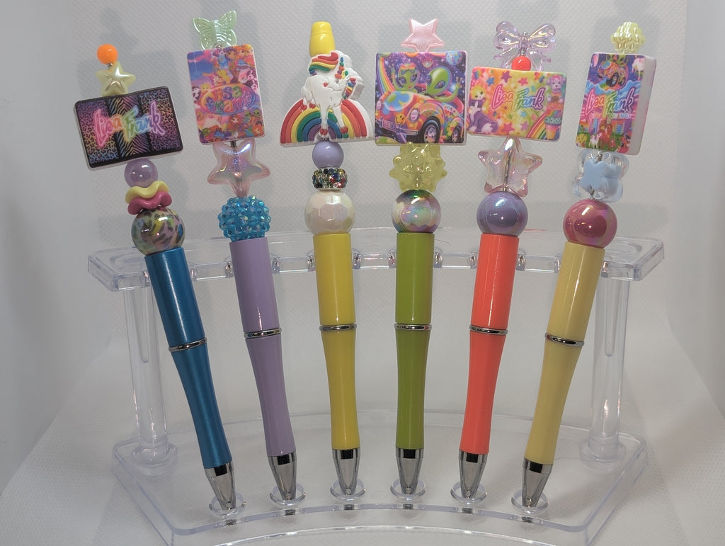 Lisa Frank inspired pens