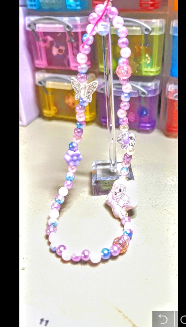 Bu bu inspired phone charm.